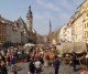 Marktplatz Altenburg mit Bauernmarkt